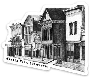 Historic Nevada City, California Sticker