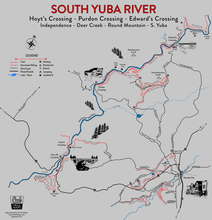 Load image into Gallery viewer, South Yuba River and Nevada City Map