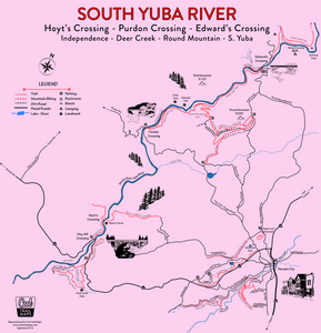 South Yuba River and Nevada City Map
